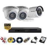 TRỌN BỘ 3 CAMERA HIKVISION FULL HD 2.0