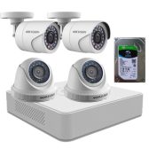 Trọn bộ 4 CAMERA HIKVISION FULL HD 2.0