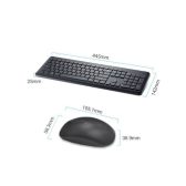 bàn phím+ chuột không dây Dell KM117 Black