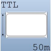 Cuộn tem nhãn giấy in chuyển nhiệt 1 tem 90x50mm, 50m